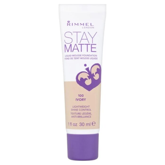 Rimmel Stay Matte Liquid Mousse Foundation(100-Ivory) - Image 2