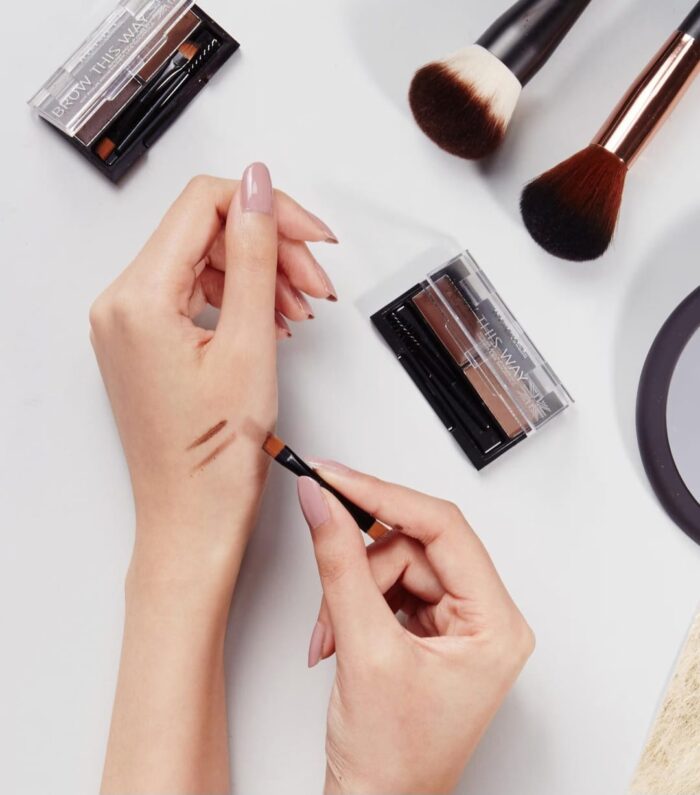 Rimmel Brow This Way Eyebrow Sculpting Kit (002-Medium Brown) - Image 2