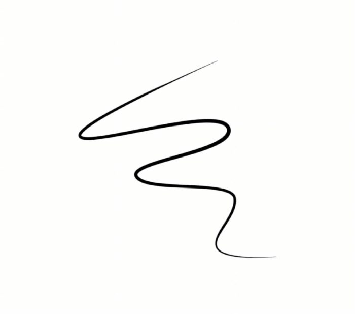 The Creme Shop Iconic Inky Waterproof Felt Tip Eyeliner-Jet Black - Image 2