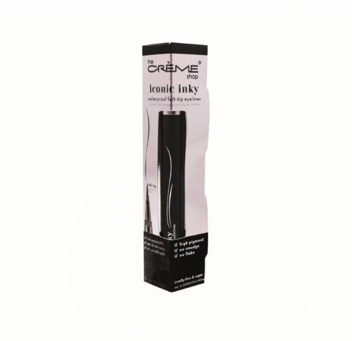 The Creme Shop Iconic Inky Waterproof Felt Tip Eyeliner-Jet Black - Image 3