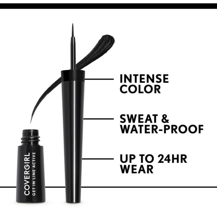 COVERGIRL - Perfect Point Plus Liquid Eyeliner-Black - Image 4
