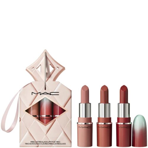 MAC 3-Pc. Wildest Gleams Mini Lustreglass Lipstick Gift Set ( Nudes)