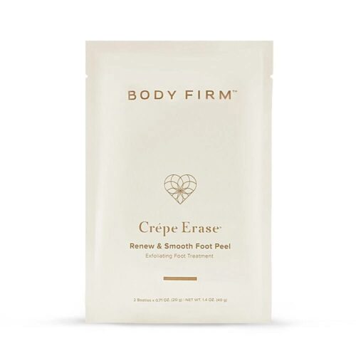 The Body Firm Crepe Erase Renew & Smooth Foot Peels - New - Sealed 1.4 Oz