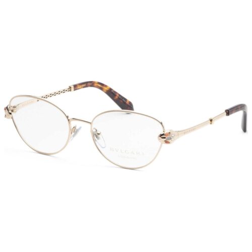 Bulgari  Fashion Women's Gold Oval Opticals