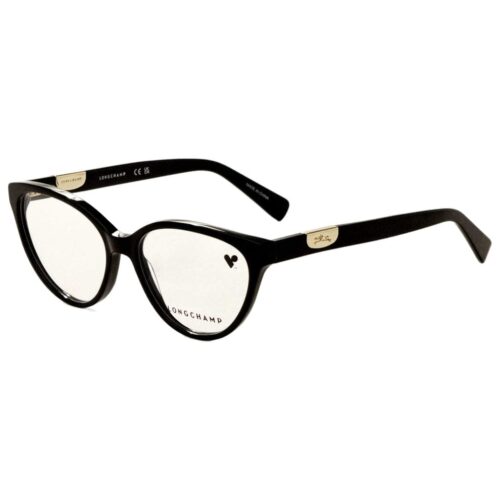 Longchamp  Women's Black Cat-Eye Opticals
